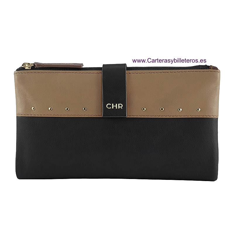 LARGE LEATHER WALLET FOR WOMEN BRAND CACHAREL 