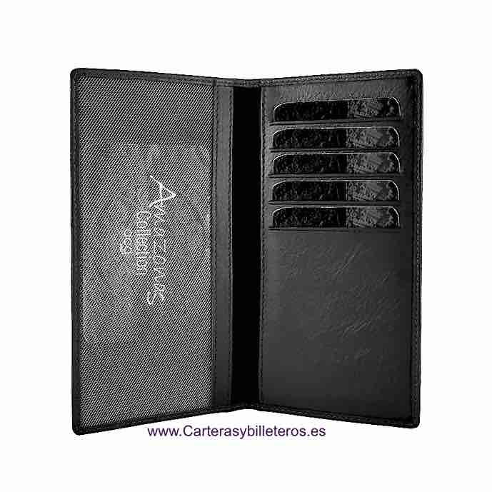 LARGE LEATHER WOMEN'S WALLET WITH SUPER CAPACITY OF CARDS WHEN CARRYING ADDITIONAL REMOVABLE CARD HOLDER = SET TWO PIECES 