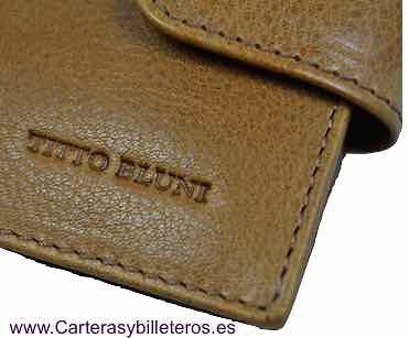 LEATHER AND LEATHER MAN WALLET MARK TITTO BLUNI 