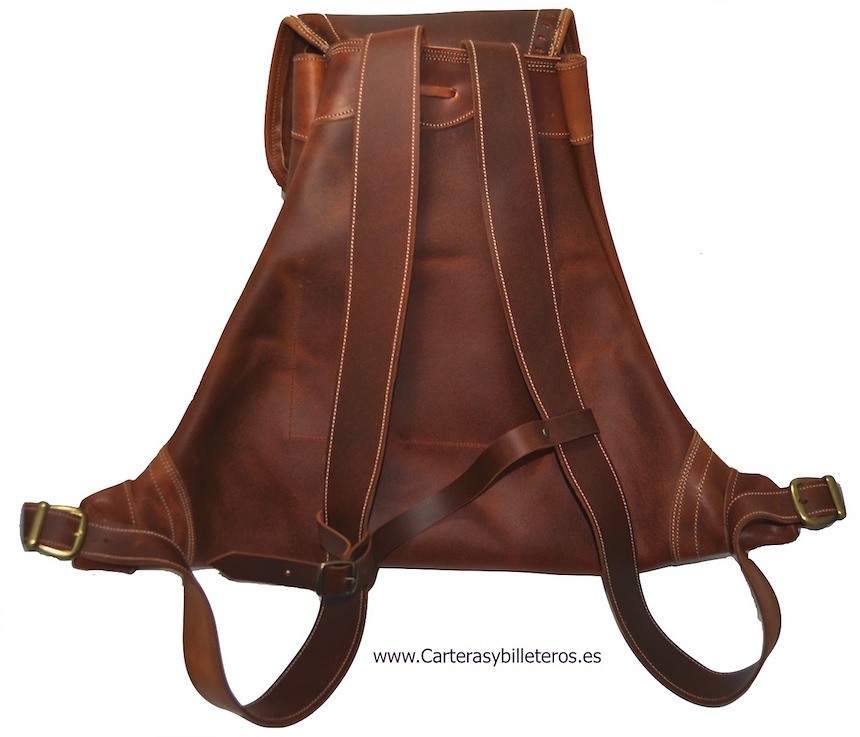 LEATHER BACKPACK HANDMADE 