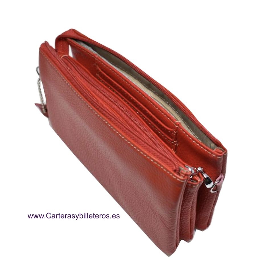 LEATHER BAG WHICH CAN BE USED AS A HANDBAG - 5 COLORES - 