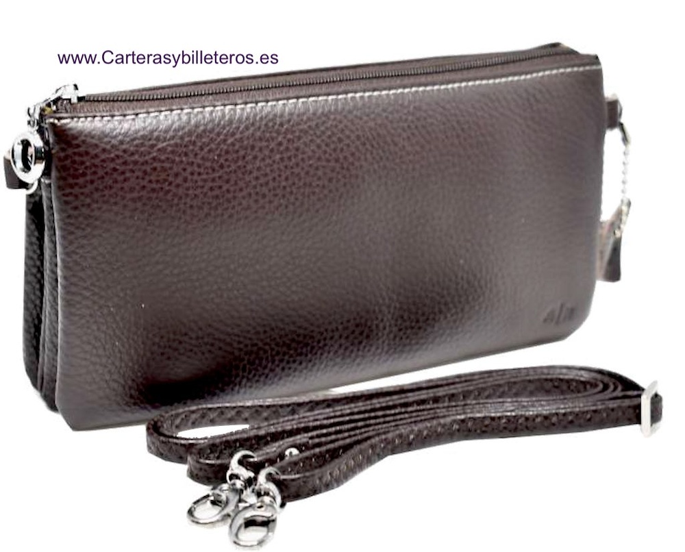 LEATHER BAG WHICH CAN BE USED AS A HANDBAG - 5 COLORES - 