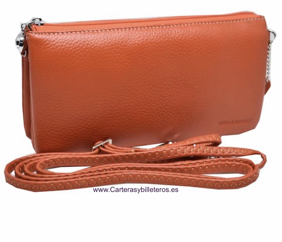 LEATHER BAG WHICH CAN BE USED AS A HANDBAG - 5 COLORES - 