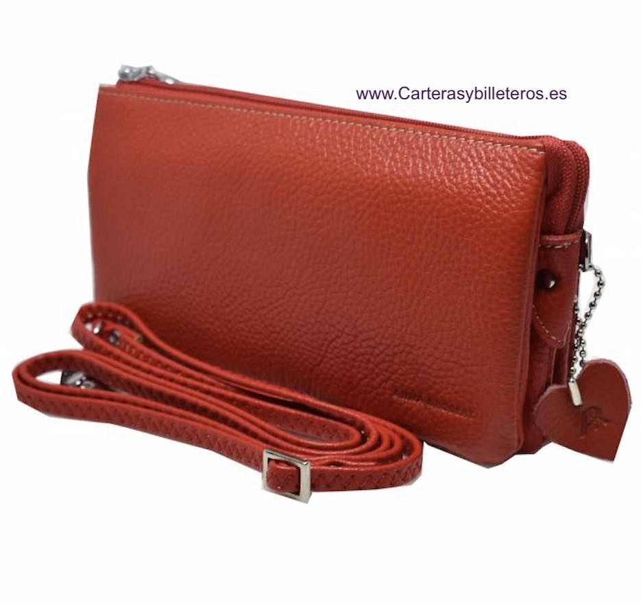 LEATHER BAG WHICH CAN BE USED AS A HANDBAG - 5 COLORES - 