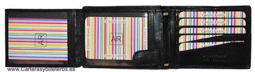 LEATHER MEDIUM WALLET CARD. 