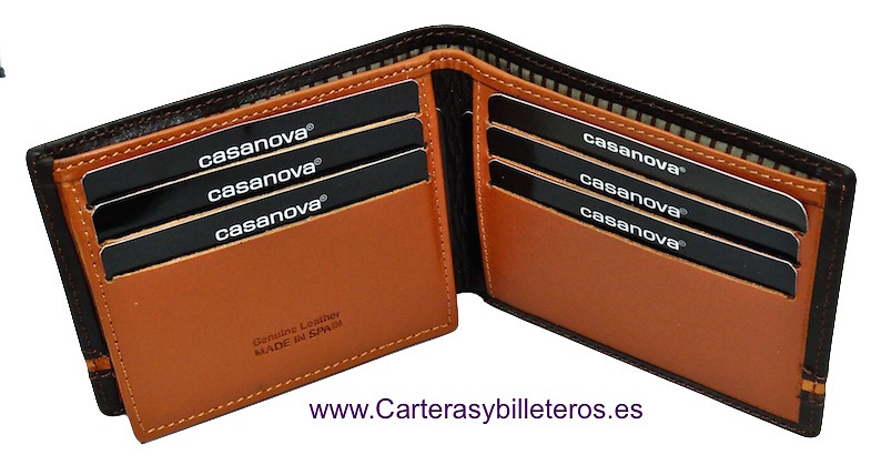 LEATHER MEN'S WALLET QUALITY WITH PURSE 