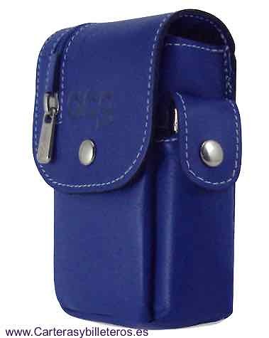 LEATHER POCKET WITH WALLET POCKET AND LIGHTER HOLDER - 7 colors - 