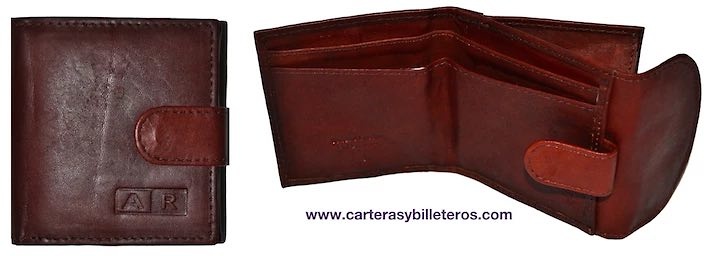 LEATHER WALLET AND PURSE SMALL 