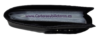 LEATHER WALLET CARD HOLDER 26 CARDS CUBILO BRAND 