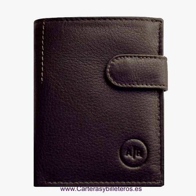 LEATHER WALLET FOR MAN WHITH PURSE OUT 