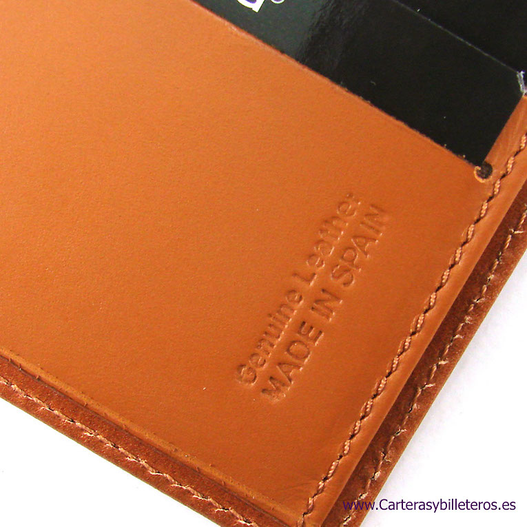 LEATHER WALLET WITH PURSE PREMIUM QUALITY MADE IN SPAIN 