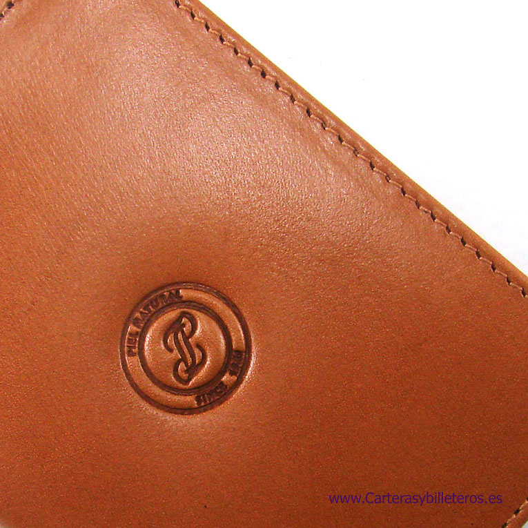 LEATHER WALLET WITH PURSE PREMIUM QUALITY MADE IN SPAIN 