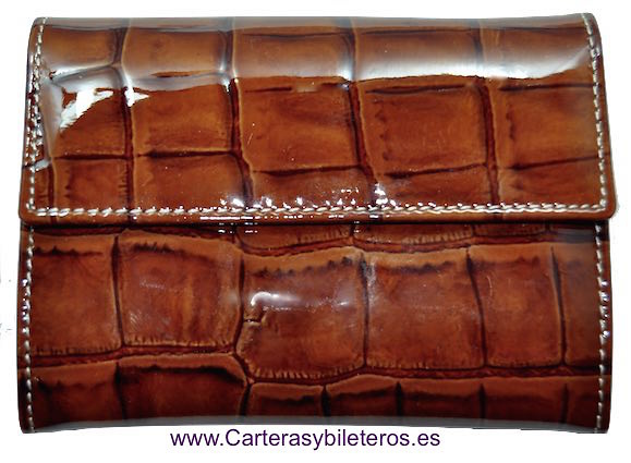 LITTLE WOMEN'S WALLET OF LUXURY SKIN VERY COMPLETE AND GREAT QUALITY 