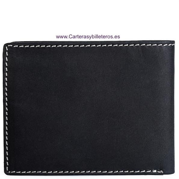 LOIS CARD HOLDER IN JEANS CALFSKIN WITH THE BRAND ENGRAVED IN FIRE 