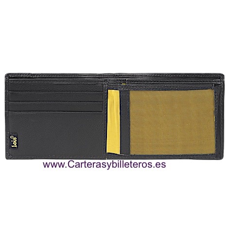 LOIS JEANS MEN'S LEATHER WALLET WITH PURSE 