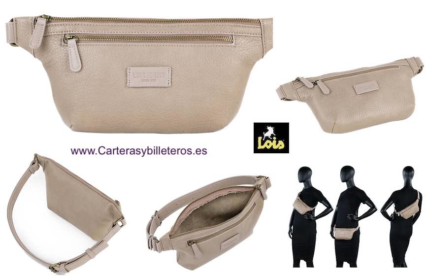 LOIS WOMEN'S BEIGE MULTIPOSITION FANNY BAG BEIGE BRAND 