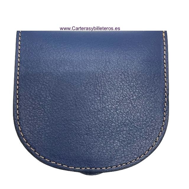 LUXURY LEATHER HEELED WALLET WITH TITTO BLUNI POCKET 