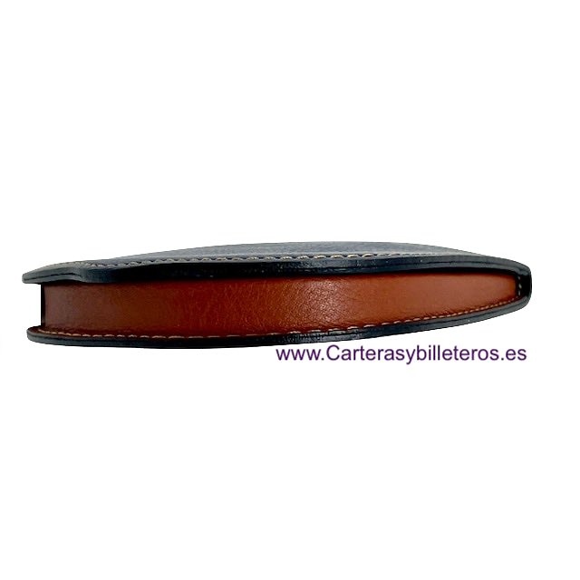 LUXURY LEATHER HEELED WALLET WITH TITTO BLUNI POCKET 