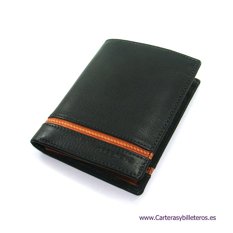 LUXURY LEATHER MEN'S WALLET MADE IN SPAIN 