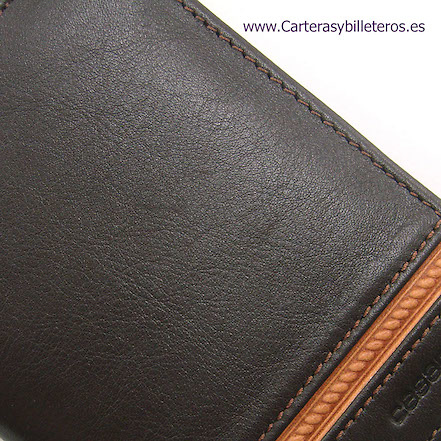 LUXURY LEATHER MEN'S WALLET MADE IN SPAIN 