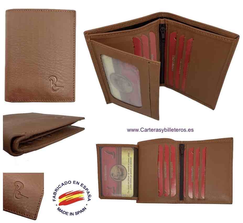 LUXURY LEATHER WALLET CARD HOLDER MADE IN UBRIQUE 