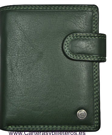 LUXURY LEATHER WALLET PURSE WITH OUTSIDE 