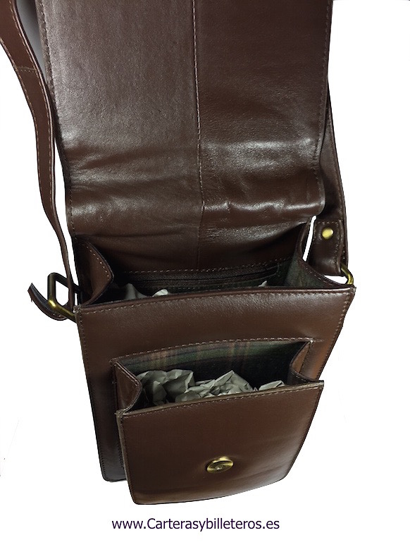 MAN BAG MADE IN LUXURY LEATHER HIGH QUALITY MADE IN UBRIQUE (SPAIN) 