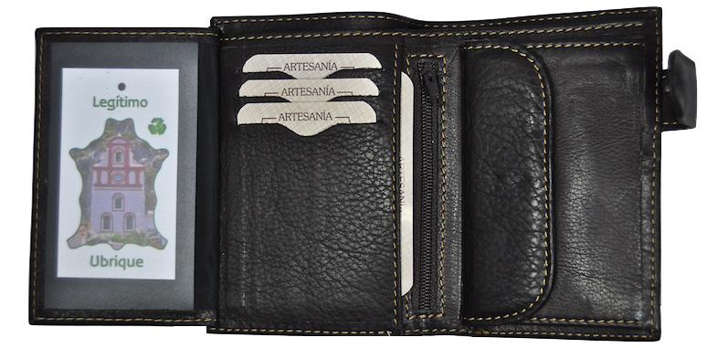 MAN LEATHER WALLET NAPA LUX WITH CLOSURE - 5 COLORS - 