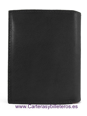 MAN LONG WALLET IN SKIN OF QUALITY WITH PURSE 