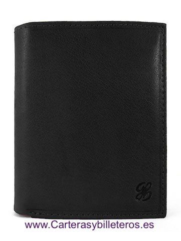 MAN LONG WALLET IN SKIN OF QUALITY WITH PURSE 