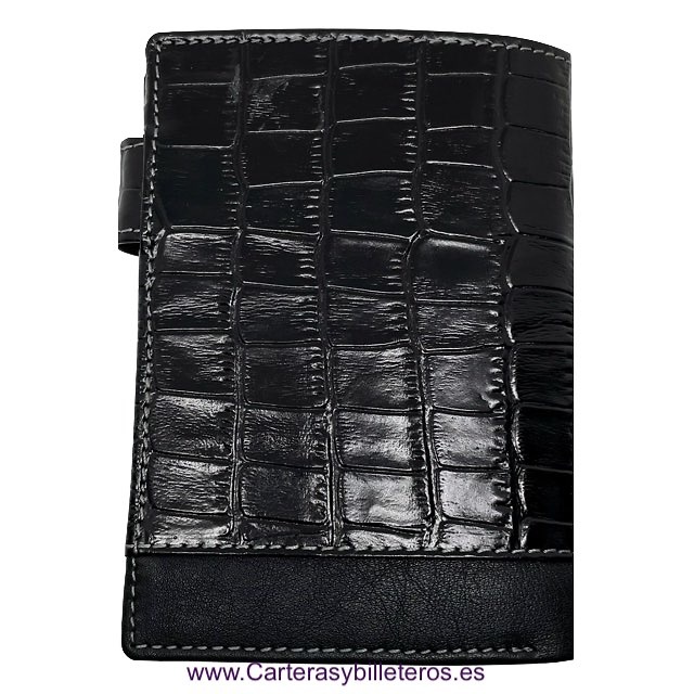 MAN WALLET BRAND BLUNI TITTO MAKE IN COCO LEATHER WITH EXTERIOR CLOSED 