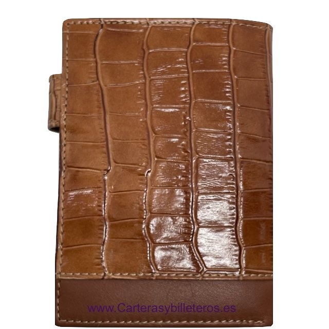 MAN WALLET BRAND BLUNI TITTO MAKE IN COCO LEATHER WITH EXTERIOR CLOSED 