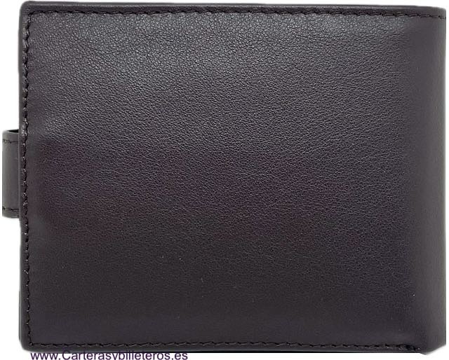 MAN WALLET BRAND BLUNI TITTO MAKE IN GOOD LEATHER LYON 