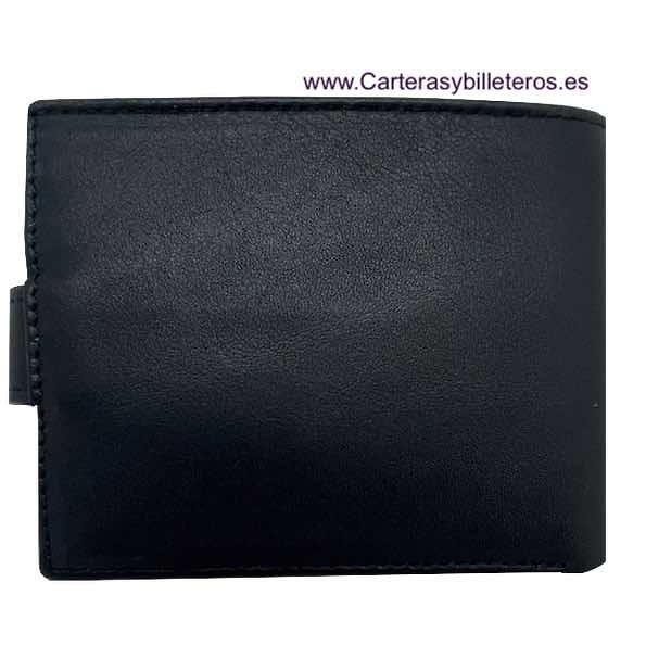 MAN WALLET BRAND BLUNI TITTO MAKE IN GOOD LEATHER LYON 