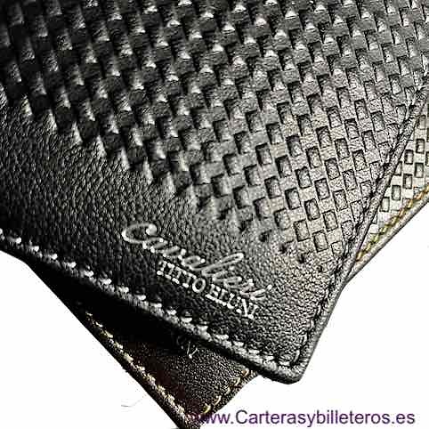 MAN WALLET BRAND BLUNI TITTO MAKE IN LUXURY LEATHER EXCLUSIVE 