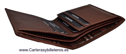 MAN WALLET BRAND BLUNI TITTO MAKE IN LUXURY LEATHER FOR 9 CREDIT CARDS 