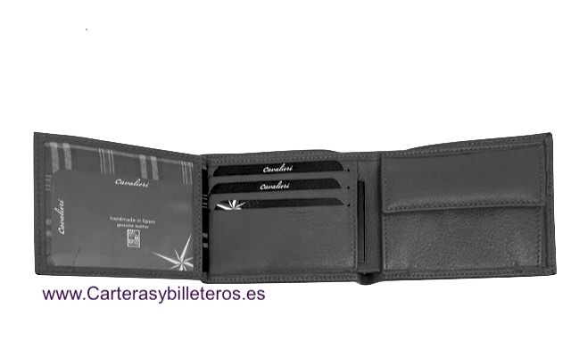 MAN WALLET BRAND BLUNI TITTO MAKE IN LUXURY LEATHER MADE IN SPAIN 