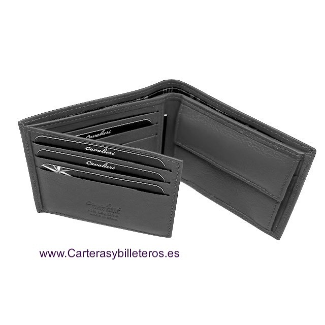 MAN WALLET BRAND BLUNI TITTO MAKE IN LUXURY LEATHER MADE IN SPAIN 