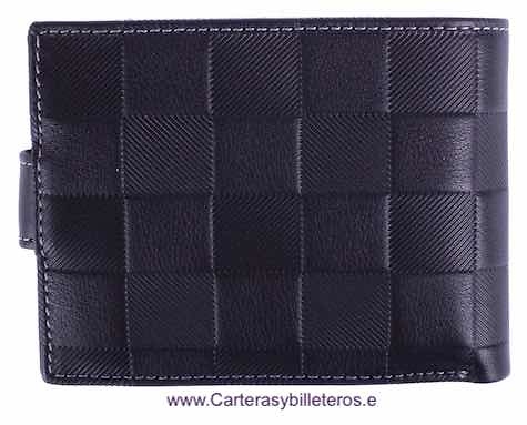 MAN WALLET BRAND BLUNI TITTO MAKE IN LUXURY LEATHER 