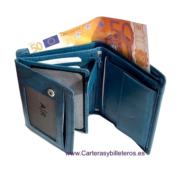 MAN WALLET IN SKIN OF QUALITY WITH WALLET 