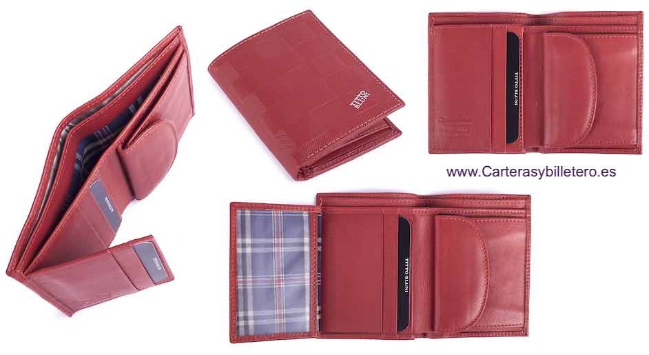 MAN WALLET TITTO BLUNI MAKE IN LUXURY LEATHER WITH PURSE EXCLUSIVE 