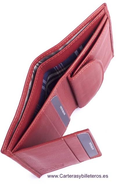 MAN WALLET TITTO BLUNI MAKE IN LUXURY LEATHER WITH PURSE EXCLUSIVE 