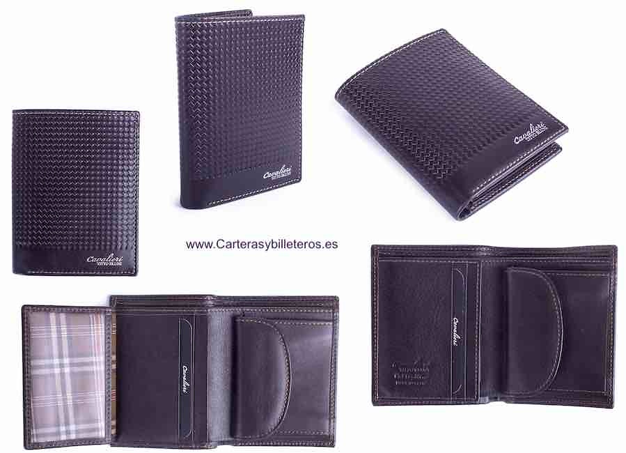 MAN WALLET TITTO BLUNI MAKE IN LUXURY LEATHER WITH PURSE EXCLUSIVE 