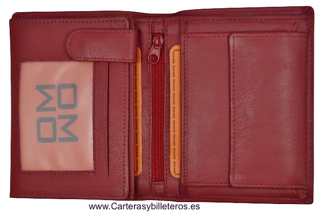 MAN WALLET WITH PURSE IN LEATHER NAPA LUX LARGE LOCKABLE 