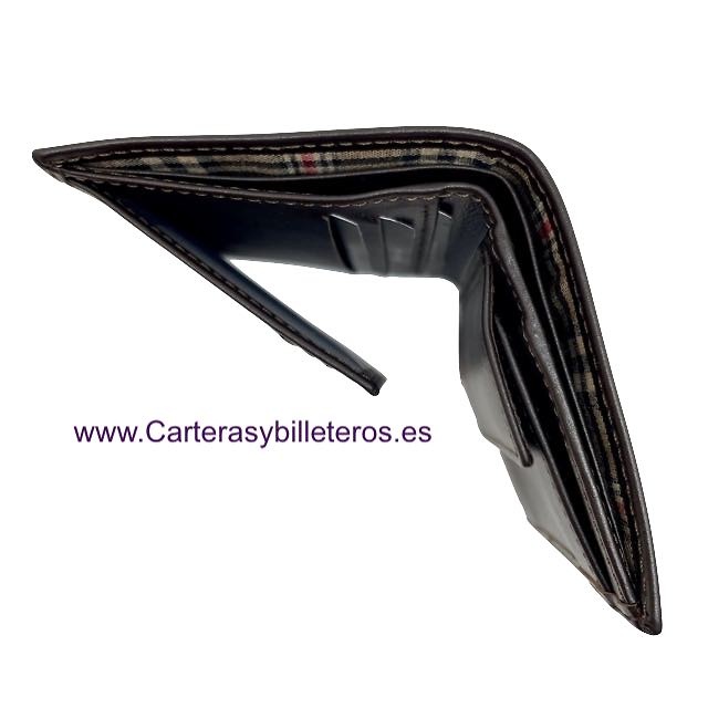 MAN WALLET WITH PURSE TITTO BLUNI IN LUXURY CARBON LEATHER 