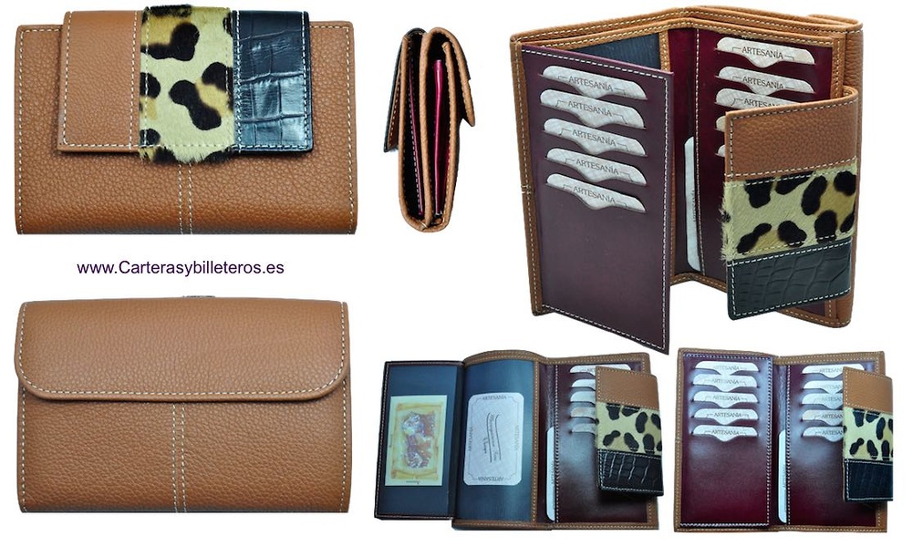 MEDIUM LEATHER WOMAN WALLET 