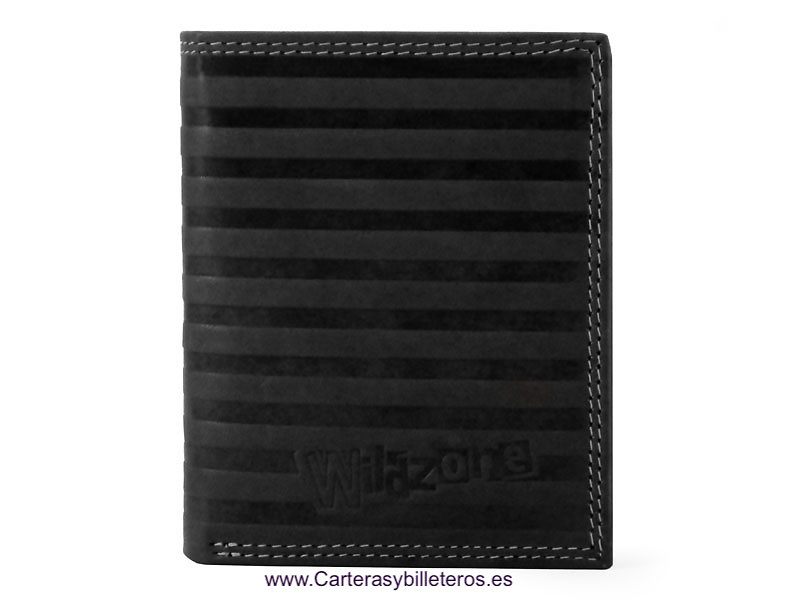 MEN'S CARD HOLDER IN EATHER FOR 11 CARDS 