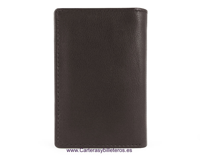 MEN'S CARD HOLDER IN NAPALUX LEATHER FOR 10 CARDS 