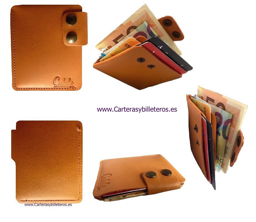 MEN'S LEATHER WALLETS MADE IN SPAIN SMALL 