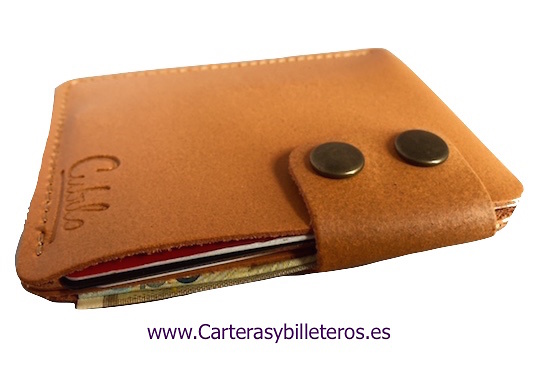 MEN'S LEATHER WALLETS MADE IN SPAIN SMALL 